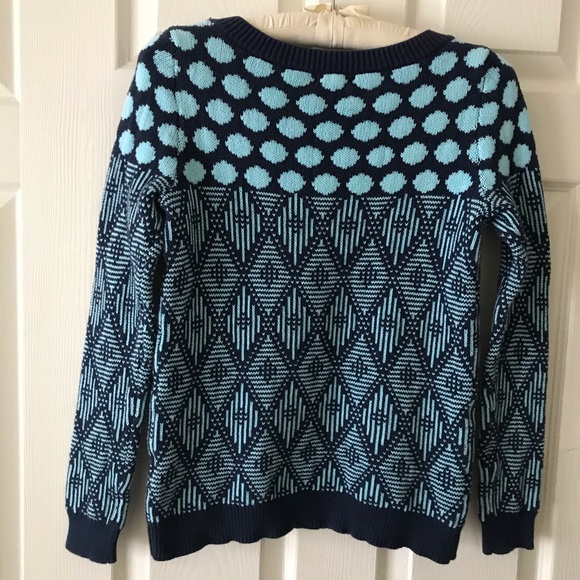 Joe Fresh Size Small Blue Crewneck Sweater - Picture 2 of 10